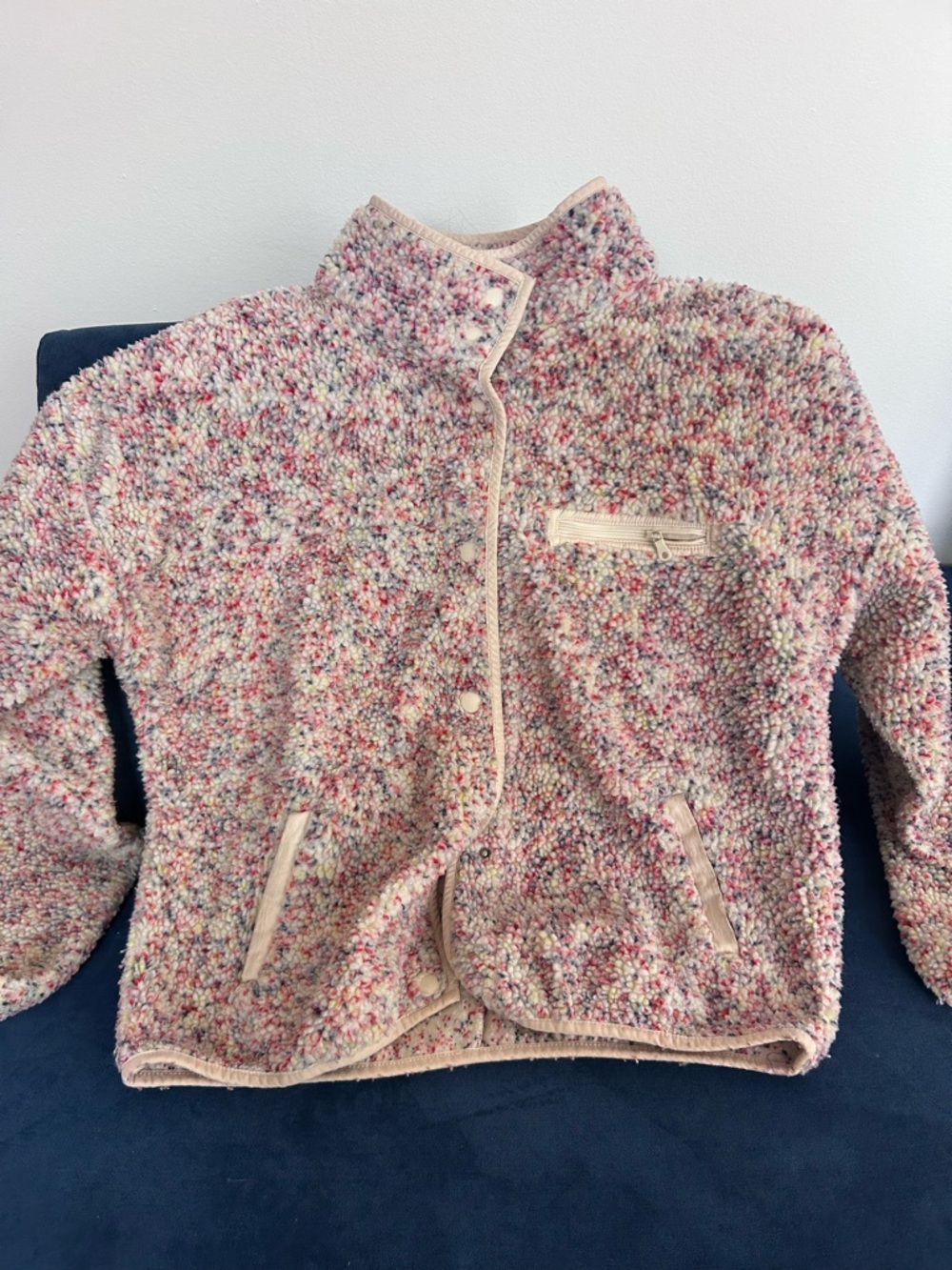 aerie OFFLINE Multicolor Speckled Bouclé Pullover - Pink Mix